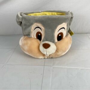 Disney Store Bambi Plush Large Thumper Hook And Loop Ears Easter Basket with tag